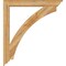 Ekena Millwork Thorton Traditional Rough Sawn Bracket, Western Red Cedar, 4"W x 38"D x 42"H BKT04X38X42THR01RWR - alternate 4